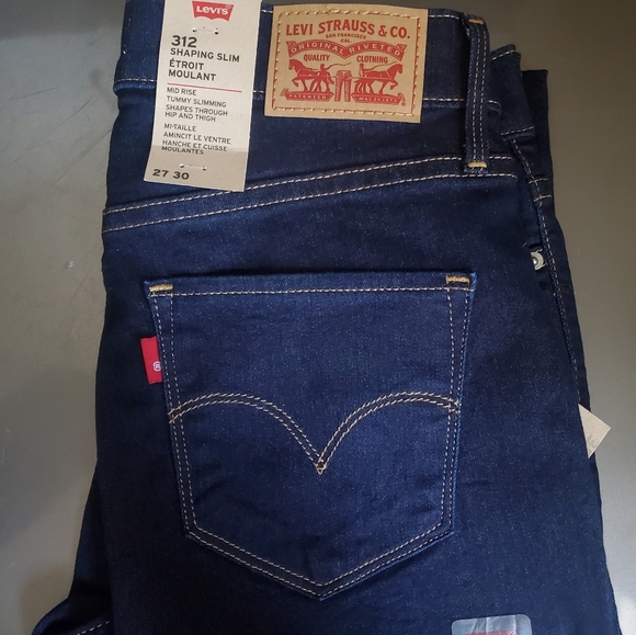 Levi's 312 Sculpt Shaping Slim Jeans 27 - Picture 5 of 5
